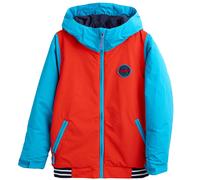 Burton Boys Game Day Veste De Ski Manteau D’Hiver Rot Bleu Neuf