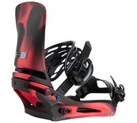 Burton Cartel X Flex Fixations Snowboard à Boucles Homme Rouge Noir NEU