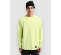 Sweat Burton Crown Weatherproof Pullover Crewneck Fleece Glow Yellow Green Homme Jaune 2026 taille L