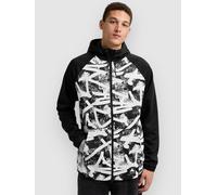 Burton Crown Wpf Sweat à capuche zippé à motifs S