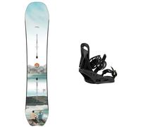 Burton - Fixations de snowboard all mountain - Pack Family Tree Story Board 2024 - Bleu Bleu S,M,L,XL