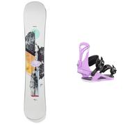 Burton - Fixations de snowboard all mountain - Pack Hideaway 2025 - Blanc Blanc S,M,L,XL