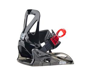Burton - Fixations de snowboard - Grom Disc Black - Taille 31,5-34 - Noir Noir 31,5-34