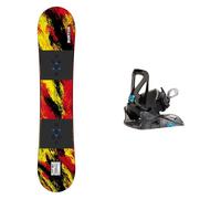 Burton - Fixations de snowboard - Pack Kid Grom Ketchup/Mustard 2024 - Rouge Rouge M,S