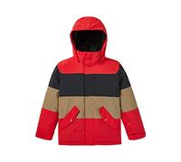 Burton Garçon Symbol Veste de snowboard, Multicolore (Tomato/True Black/Kelp), M