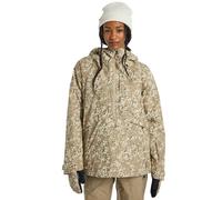 Burton Gore-Tex GTX Pillowline Anorak Damen Skijacke Snowboardjacke Beige Camo