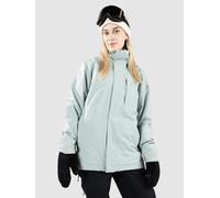 Burton - Veste de ski/snowboard imper-respirante - W Jet Ridge 2L Jacket Petrol Green pour Femme - Taille S - Bleu Bleu S