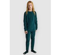 Burton Heavyweight Fleece Long Sleeve Base Layer Set Vert 6-7 Years Enfants