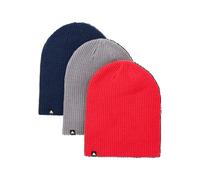 Burton Lot de 3 Bonnets DND recyclés Bandeau, Robe Bleu/Tomate/varech, Taille Unique Unisexe-Adulte