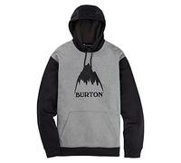 Burton Oak Pullover Hoodie Sweat á Capuche Homme Gray Heather FR: M (Taille Fabricant: M)
