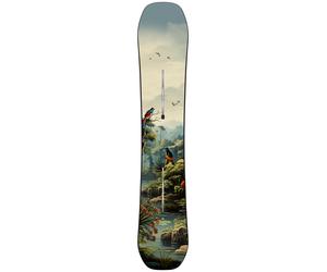 Burton - Pack Planche Snowboard Custom Jungle - 154 + Mission Black - Planche Snowboard