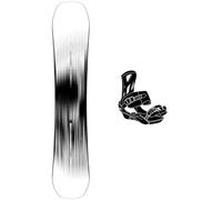 Burton - Pack Planche Snowboard Custom X - 166W + Mission Black - Planche Snowboard