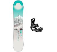 Burton - Pack Planche Snowboard Feelgood Smalls - 140 + Grom - Planche Snowboard
