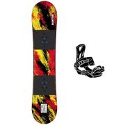 Burton - Pack Planche Snowboard Grom Ketchup Mustard - 120 + Cadet - Planche Snowboard