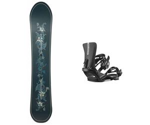 Burton - Packs (snowboard + fix) - Snowboard all mountain / freeride - Pack Counterbalance Deco 2026 - Vert Vert 158 cm,158W cm