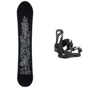 Burton - Packs (snowboard + fix) - Snowboard all mountain / freeride - Pack Counterbalance Hallucinate 2026 - Noir Noir 154 cm,162 cm