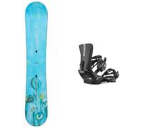 Burton - Packs (snowboard + fix) - Snowboard all mountain - Pack Blossom Frog 2026 - Bleu Bleu 155 cm,158 cm