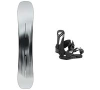 Burton - Packs (snowboard + fix) - Snowboard all mountain - Pack Custom X 2026 pour Homme - Blanc Blanc 154 cm,156 cm,162 cm