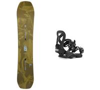 Burton - Packs (snowboard + fix) - Snowboard all mountain - Pack Ft Hometown Hero Smalls 2026 en Bois - Vert Vert 130 cm,140 cm