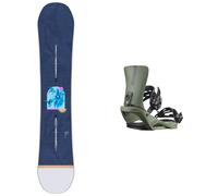 Burton - Packs (snowboard + fix) - Snowboard all mountain - Pack Yeasayer 2026 - Bleu Bleu 140 cm,152 cm