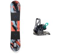 Burton - Packs (snowboard + fix) - Snowboard - Pack Grom Camber 2026 - Rouge Rouge 130 cm