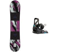 Burton - Packs (snowboard + fix) - Snowboard - Pack Grom en Bois - Violet Violet 110 cm,120 cm