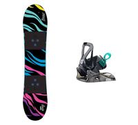 Burton - Packs (snowboard + fix) - Snowboard - Pack Mini Grom 2027 en Bois - Noir Noir 80 cm,90 cm,100 cm