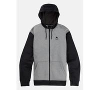 Sweatshirt à capuche Burton Oak Full Zip gris noir - L