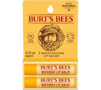 Burt's Bees 100% Natural Lip Balm, Beeswax, 0.3 Ounce, 2 Count by Burt's Bees