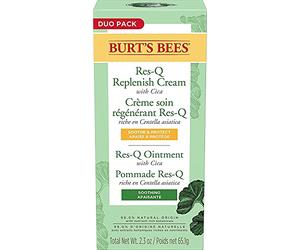 Burt's Bees 100 Pourcent Natural Multipurpose Res-Q Ointment and Cream, Twin Pack