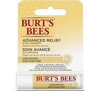 Burt's Bees 100 pourcent Natural Origin Advanced Relief Lip Balm With Beeswax and Antioxidant-Rich Turmeric Promotes Healing Of Extremely Dry Lips, Unscented - 1 Tube in Blister Box