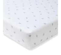 Burt's Bees Baby Drap-Housse Essentiel en Coton Bio Respirant pour lit de bébé et Matelas Standard pour Enfant garçon et Fille