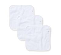 Burt's Bees Baby Lot de 3 débarbouillettes pour Tout-Petits 100% Coton Biologique Doux et Super Absorbant en Tissu éponge tissé