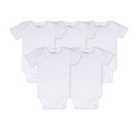 Burts Bees Baby Lot de 5 bodys unisexes pour bb, une pice manches courtes et longues, 100 % coton biologique