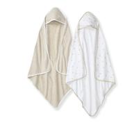 Burt's Bees Baby - Serviettes à capuche, éponge tricotée absorbante, épaisseur simple super douce, 100 % coton biologique