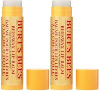 Burt's Bees Baume à lèvres Cire d'abeille, baume hydratant à la vitamine E et à l'huile de noix de coco, 100% d'origine naturelle, 4,25 g (Lot de 2)