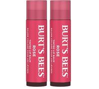 Burt's Bees Baume à lèvres teinté à la rose, teinte hydratante pour les lèvres au beurre de karité, 100% d'origine naturelle, 4,25 g (Lot de 2)