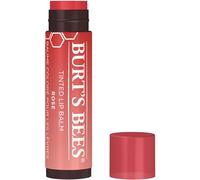 Burt's Bees Baume à lèvres teinté à la rose, teinte hydratante pour les lèvres au beurre de karité, 100% d'origine naturelle, 4,25 g