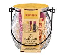 Burt's Bees Coffret baume cire d’abeille 100 % naturel, vitamine E et menthe poivrée, lèvre hibiscus et grenade (4,25 g)