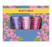 Burt's Bees Coffret cadeau crème pour les mains avec beurre de karité, lavande et miel, rose sauvage et baies et pastèque et menthe, paquet de 3