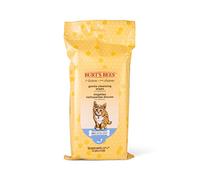 Burt's Bees for Pets Lingettes Douces pour Chaton - Lingettes de toilettage pour Nettoyer la Fourrure et Les Pattes, Fournitures pour Chatons pour Chats domestiques, Essentiels pour Chatons