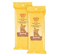 Burt's Bees for Pets Lot de 2 lingettes de réduction, sans sulfate et sans parabène, sans cruauté, sans sulfate et sans parabène, pH équilibré pour Chats - Made in USA - 50 Count
