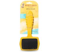 Burt's Bees for Pets Petite brosse lissante pour chiens à poils épais ou bouclés avec manche en plastique recyclé collecté dans les communautés côtières | Brosse pour chien qui élimine les nœuds et