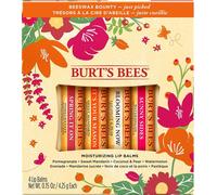 Burt's Bees Coffret cadeau de baume à lèvres, grenade, noix de coco et poire, pastèque, mandarine douce, 4x4,25 g