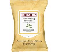 Burt's Bees Lingettes Nettoyantes pour Visage 98,5 % Naturelles avec Extrait de Thé Blanc 30