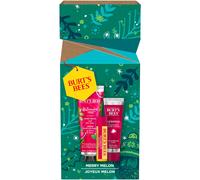 Burt's Bees Lip Balm Squeezy Baume teint et coffre-cadeau la cr me de main Merry Melon pr t offrir un cadeau de vacances 1 coffret