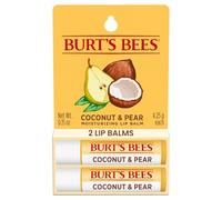 Burt's Bees Lot de 2 baumes à lèvres hydratants à la noix de coco et à la poire pour unisexe 2 x 0,15 oz baume à lèvres