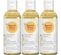 Burt's Bees Mama Lot de 3 huiles pour le corps et le ventre, soins de la peau de maternité pour la grossesse, traite les vergetures et hydrate les cicatrices, formule à base de plantes sans danger