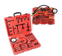 BuRuiYoten Testeur de compression universel pour moteurs essence diesel, Kit de mesure de compression pour voiture camion bateau, Test de pression jusqu'à 40 bars/600 psi