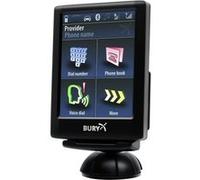 Bury kit CC 9056 PLUS mains libres bluetooth 153 mm noir Zwart G